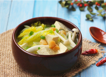 白菜豆腐湯